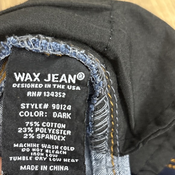 Wax‎ Jeans Butt, I Love You Shorts Medium Dark Blue - Picture 8 of 8